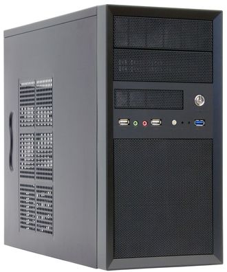 Chieftec Mesh Series CT-01B - Tower - micro ATX - keine Spannungsversorgung (ATX12V 2