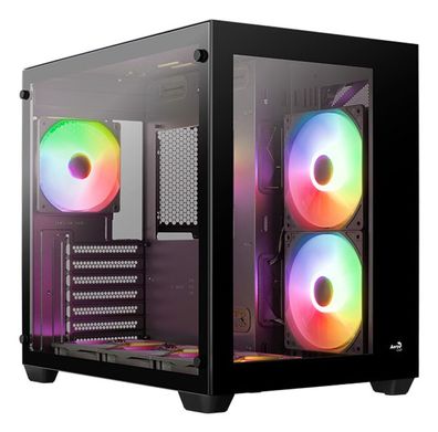 Aerocool Advanced Technologies Geh Midi Dryft MicroATX/ATX/MiniITX ARGB black - ATX