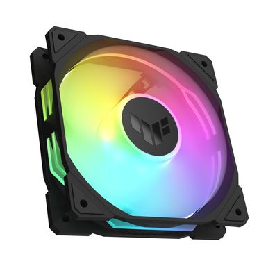 ASUS TUF Gaming TR120 ARGB - Gehäuselüfter-Kit - 120 mm - Schwarz (Packung mit 3)
