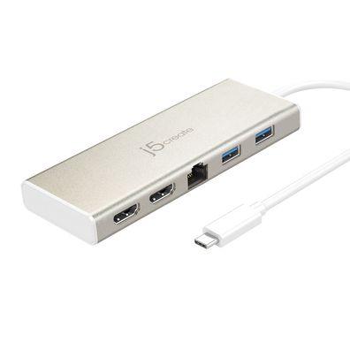 j5create JCD381 - Dockingstation - USB-C - 2 x HDMI