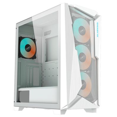 Gigabyte C301 Glass V2 - Mid tower - E-ATX - Seitenteil mit Fenster (gehärtetes Glas)