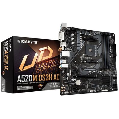Gigabyte A520M DS3H AC AM4 1xHDMI 1xDP