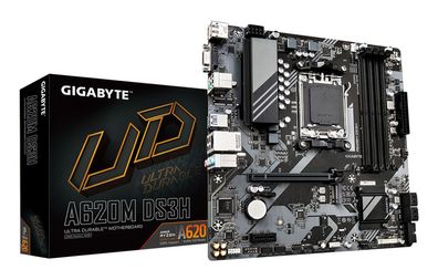 Gigabyte A620M DS3H - 1.0 - Motherboard - micro ATX - Socket AM5 - AMD A620 Chi... ->