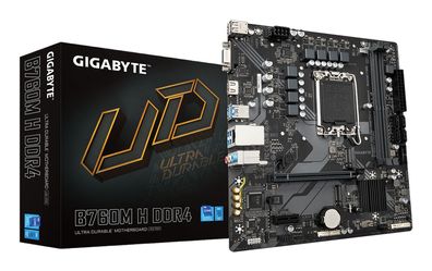 Gigabyte B760M H DDR4 mATX Mainboard Sockel 1700 HDMI/USB 3.2