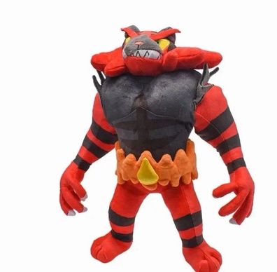 Incineroar Fuegro Stofftier Plusch Figur Kuscheltier Anime Plush 30cm NEU