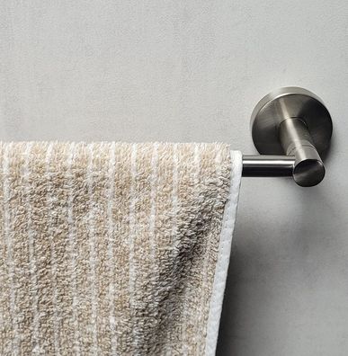 Kosmos Tec Handtuchhalter 60cm. Metall, matt gebürstet. Reduziert