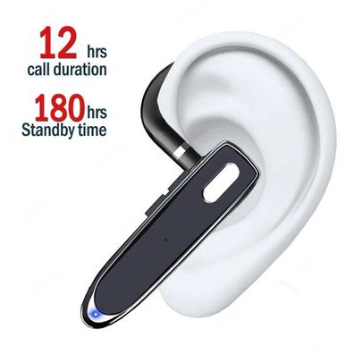Bluetooth Headset with Microphone, In-Ear Hands-Free Headset, Wireless Headphones