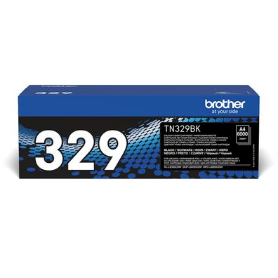 Brother TN329BK - Schwarz - original - Tonerpatrone