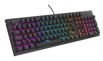 natec Genesis NKG-2179, Kabelgebunden, USB, Mechanischer Switch, QWERTZ, RGB-LED, Sch