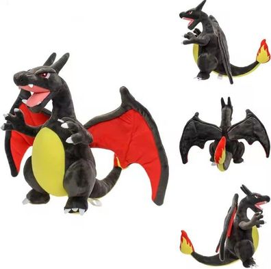 Pokemon Glanzender Glurak 25cm Pluschtier Shiny Charizard Glurak Kuscheltier NEU