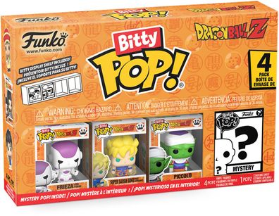 Dragon Ball Z - Frieza Super Saiyan Goku Piccolo Bitty Pop! Funko