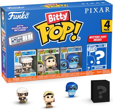 Pixar - Carl Russel Sadness Bitty Pop! Funko
