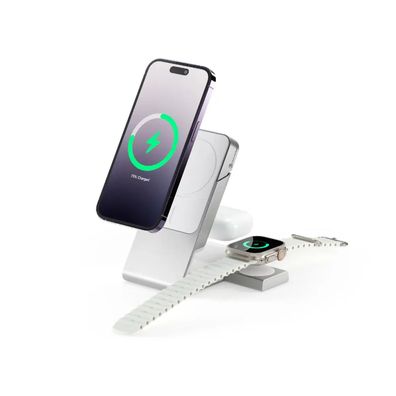 Alogic Matrix+ 3-in-1 Magnetic Charger+Power Bank+AW Puk white