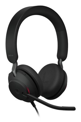 Jabra Evolve2 40 SE Stereo Headset Schwarz - UC-Version, USB-C/A, Busylight -• Headse