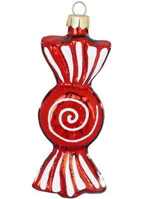 Christbaumschmuck Bonbon 10cm rund FV Inge-Glas
