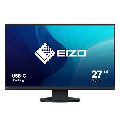 EIZO FlexScan EV2720S, 68,6 cm (27"), 2560 x 1440 Pixel, Quad HD, LCD, 5 ms, Schwarz