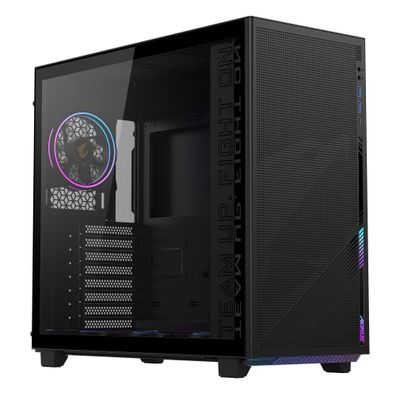 Gigabyte AORUS C400 GLASS - Mid tower - ATX - Seitenteil mit Fenster (gehärtetes Glas