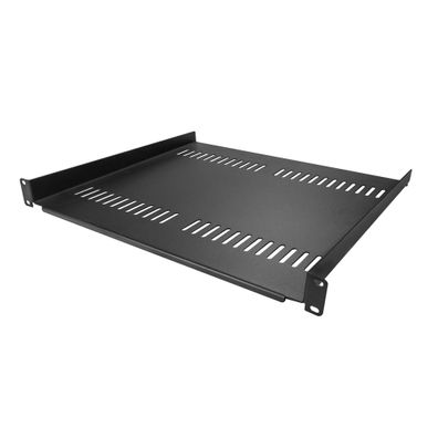 StarTech 2-Pack 1U Server Rack Shelf, Vented, 44lb Capacity, 16" Deep (CABSHELF116V2P