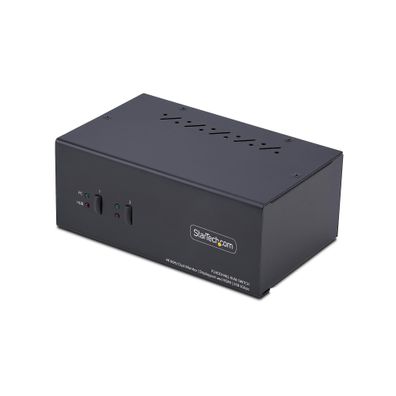 StarTech 2-Port Dual-Monitor DisplayPort en HDMI KVM Switch, 4K 60Hz