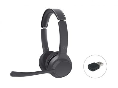 Conceptronic POLONA04BA Bluetooth-Stereo-Headset und USB-Audio-adapter, Verkabelt & K