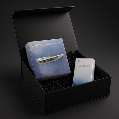 BMW Geschenkbox Geschenkset Air StarterKit Crystal Innenraumduft Relaxing Ocean Auto