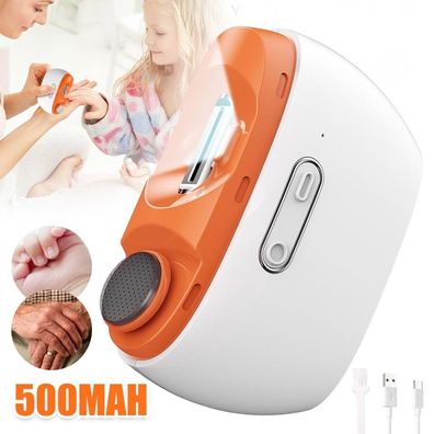 Elektrischer USB-Nagelknipser, automatisch, mit leichtem Trimmer, Nagelschneider