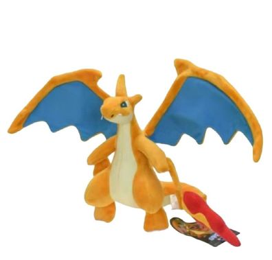 Pokemon Glurak Charizard 25cm Pluschtier Kuscheltier Plusch Stofftier NEU