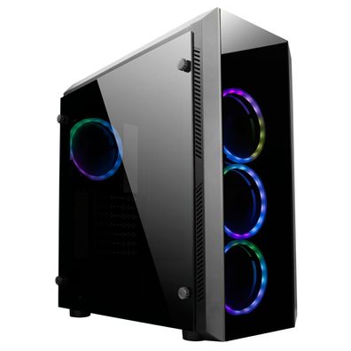 Chieftec Gamer Series Scorpion II - Tower - ATX - Seitenteil mit Fenster (gehärtetes