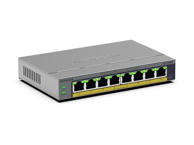 Netgear Easy Smart GS108EP - Switch - L3 - Smart - 8 x 10/100/1000 (PoE+)