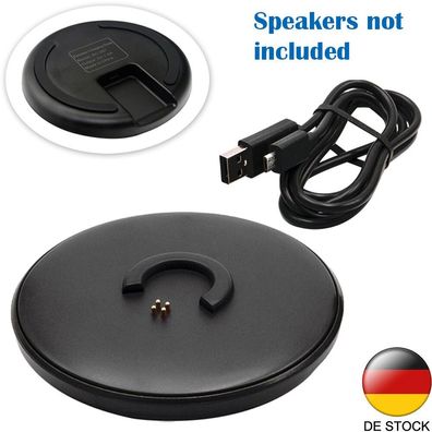 Ladestation - Schwarz für Bose SoundLink Revolve Lautsprecher + Micro USB Kabel
