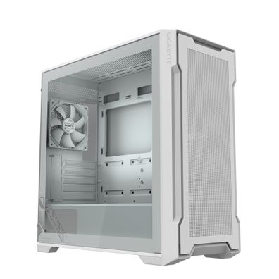 Gigabyte C102 GLASS ICE - Mid tower - mini ITX / micro ATX - Seitenteil mit Fenster (