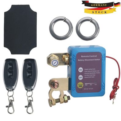 12V 240A Doppelte Fernbedienung Automatisch Auto Batterie Trennschalter Schalter