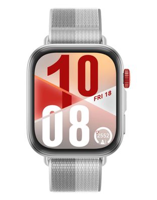 Huawei Watch Fit 4 silber Nylonarmband