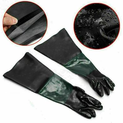 1 Paar Sandstrahlhandschuhe Strahlhandschuhe SBC Handschuhe 60cm
