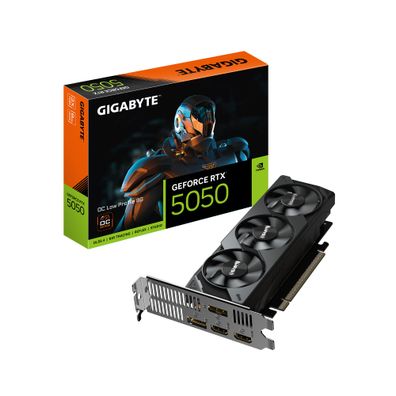 Gigabyte GeForce RTX 5050 OC Low Profile 8G Grafikkarte - 8GB GDDR6, 128bit, PC... ->