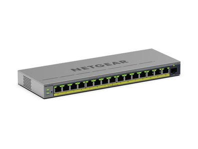 Netgear Easy Smart GS116EPP - Switch - L3 - Smart - 1 x 10/100/1000 + 15 x 10/1... ->