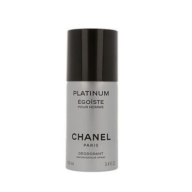 Chanel Platinum Egoiste Deodorant Spray fuer Herren, 100 ml - Luxurioese Frischepf