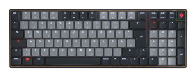 Cherry KW - Tastatur - 96% - compact - hintergrundbeleuchtet
