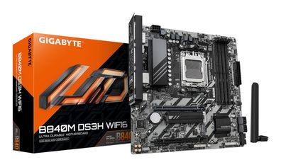 Gigabyte B840M DS3H WiFi6 (B840, M5, ATX, DR5)