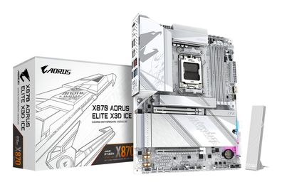 Gigabyte AORUS X870 ELITE X3D ICE - Motherboard - ATX - Socket AM5 - AMD X870 Chipsat