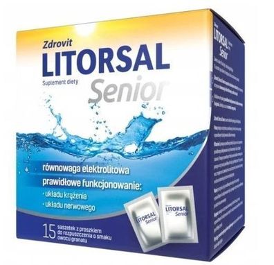 Zdrovit Litorsal Senior, Pulver, 15 Beutel fuer Elektrolytausgleich