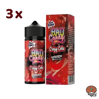 BAD Candy Crazy Cola Longfill Aroma für E-Zigaretten 3x 10ml