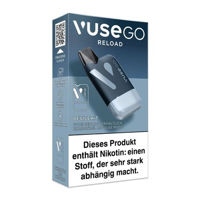 Vuse GO RELOAD BOX Black Device Kit E-Zigarette, Schwarz