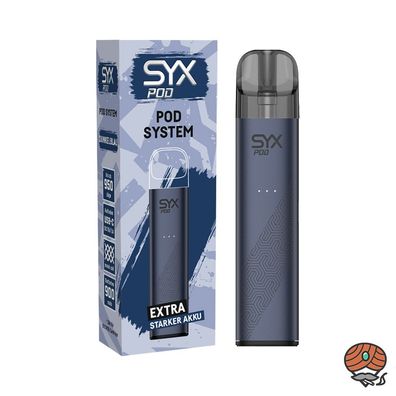 SYX POD Akkuträger in Schwarz Metallic - verwendbar mit SYX PODs