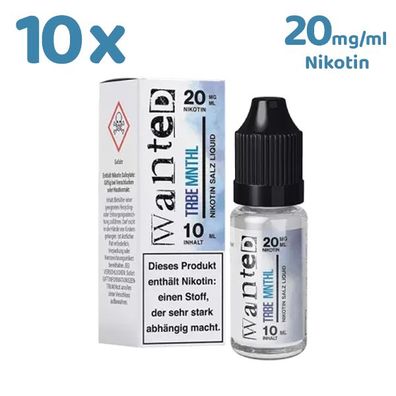 Wanted Overdosed Traube MenthoI * 20mg/ml* Nikotinsalz, Liquid 10x 10ml