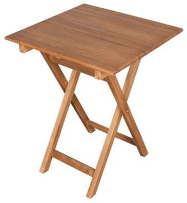 Teakholz Gartentisch Porton 60 x 60 cm