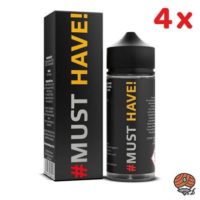 Musthave # (Früchte) Longfill Aroma für E-Zigaretten 4x 10ml