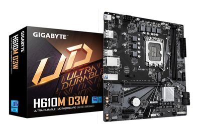Gigabyte H610M D3W (H610, 1700, ATX, DR5