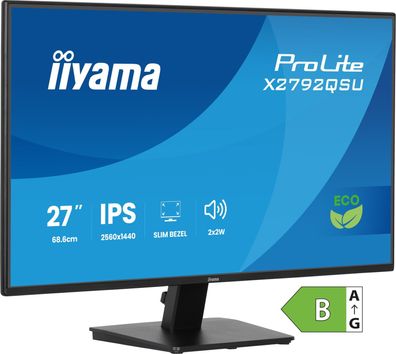 Iiyama ProLite X2792QSU-B1 - LED-Monitor - 68.6 cm (27 Zoll)