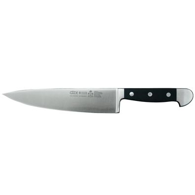 Güde großes Kochmesser mit breiter 21 cm Klinge geschmiedet - Serie Alpha